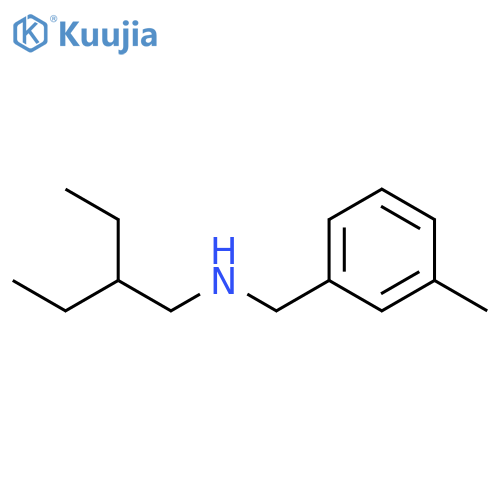 (2-ethylbutyl)(3-methylphenyl)methylamine structure