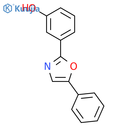 Phenol, 3-(5-phenyl-2-oxazolyl)- structure