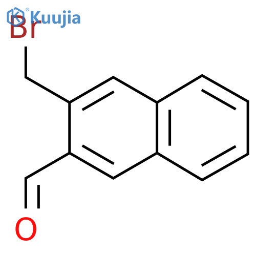 3-(Bromomethyl)-2-naphthaldehyde structure
