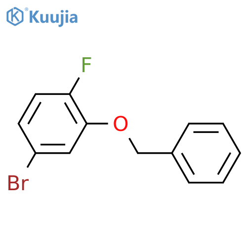 2-(Benzyloxy)-4-bromo-1-fluorobenzene structure