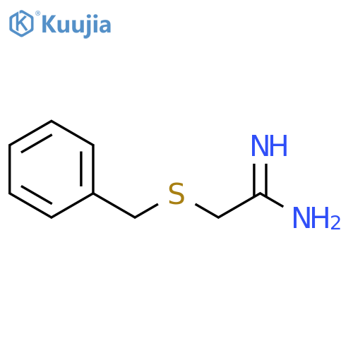 2-(benzylsulfanyl)ethanimidamide structure