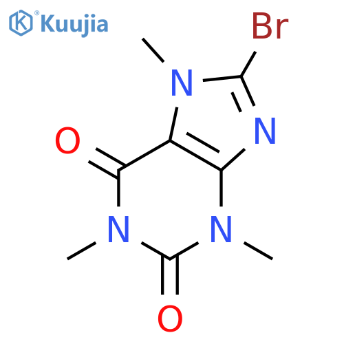 8-Bromo-1,3,7-trimethylxanthine structure