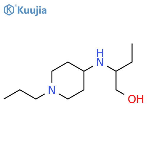 2-[(1-propylpiperidin-4-yl)amino]butan-1-ol structure