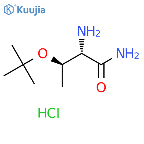 O-tert-Butyl-L-threonine amide hydrochloride structure