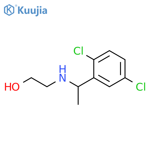 2-{1-(2,5-dichlorophenyl)ethylamino}ethan-1-ol structure