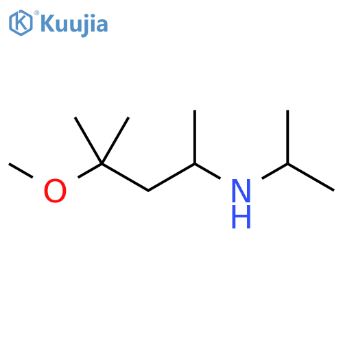 2-Pentanamine, 4-methoxy-4-methyl-N-(1-methylethyl)- structure