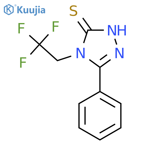 5-Phenyl-4-(2,2,2-trifluoroethyl)-4h-1,2,4-triazole-3-thiol structure