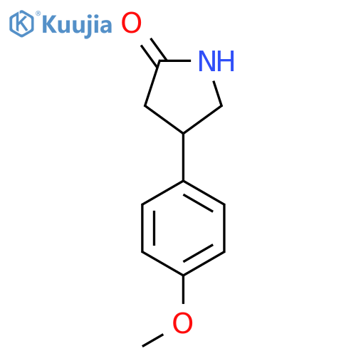 4-(4-methoxyphenyl)pyrrolidin-2-one structure