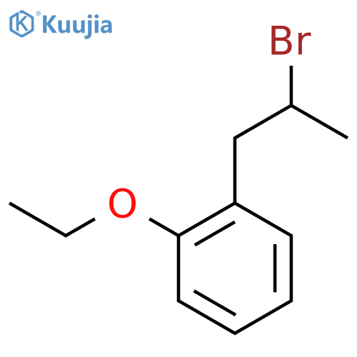 1-(2-bromopropyl)-2-ethoxybenzene structure