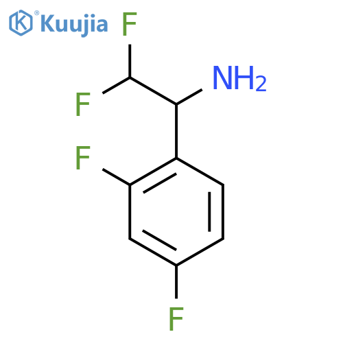 1-(2,4-difluorophenyl)-2,2-difluoroethan-1-amine structure
