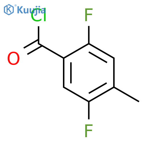 2,5-Difluoro-4-methylbenzoyl Chloride structure