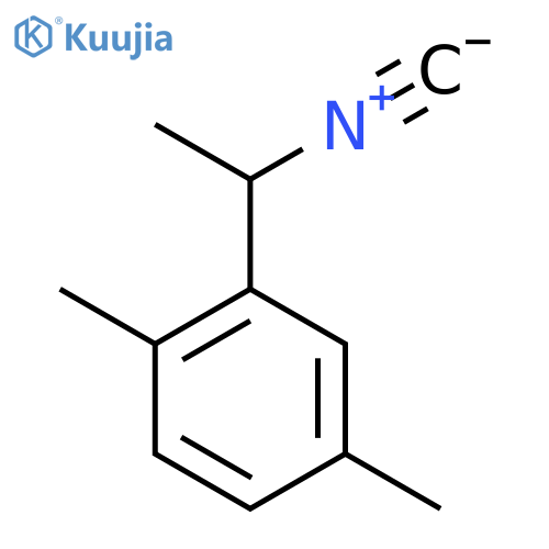 2-(1-isocyanoethyl)-1,4-dimethylbenzene structure