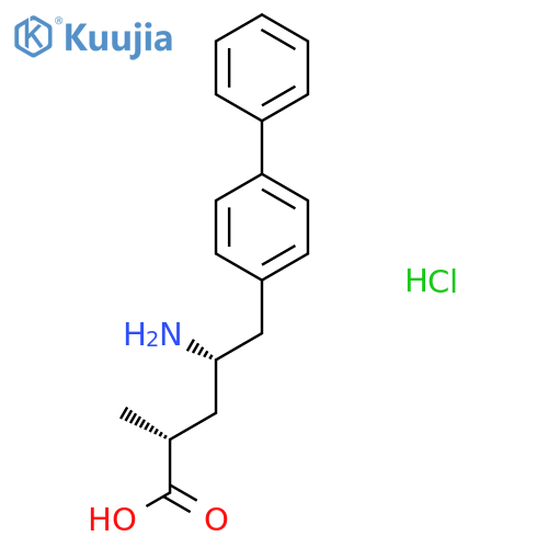 (2R,4S)-5-(1,1'-Biphenyl-4-yl)-4-amino-2-methylpentanoic Acid Hydrochloride structure