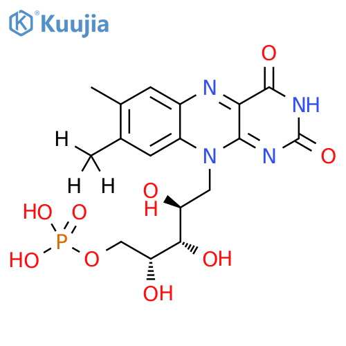 [2H3]-Riboflavin-5-phosphate structure