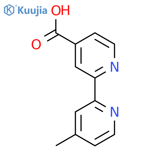 4'-Methyl-2,2'-bipyridine-4-carboxylic acid structure