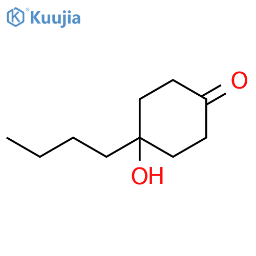 4-butyl-4-hydroxycyclohexan-1-one structure