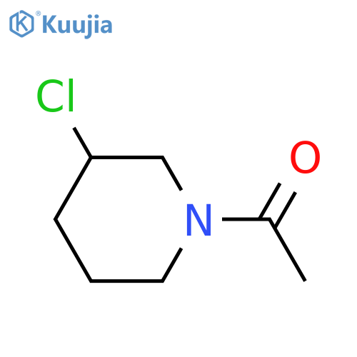 1-(3-chloro-1-piperidinyl)-Ethanone structure