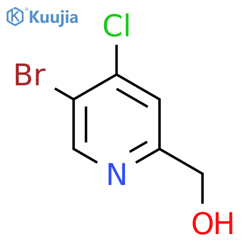 (5-Bromo-4-chloropyridin-2-yl)methanol structure