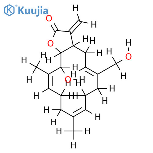 (1R,13R,14R,3Z,7E,11E)-13,18-dihydroxycembra-3,7,11,15(17)-tetraen-16,14-olide structure