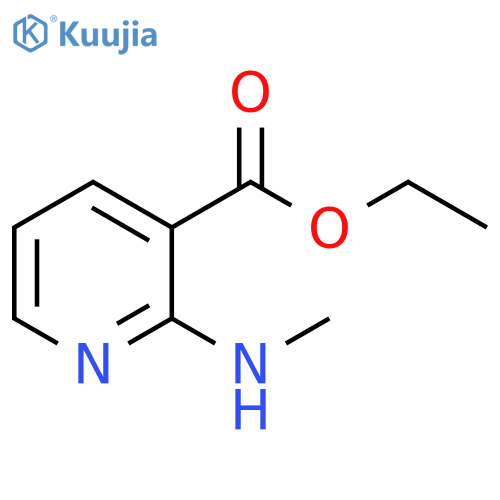 ethyl 2-(methylamino)pyridine-3-carboxylate structure