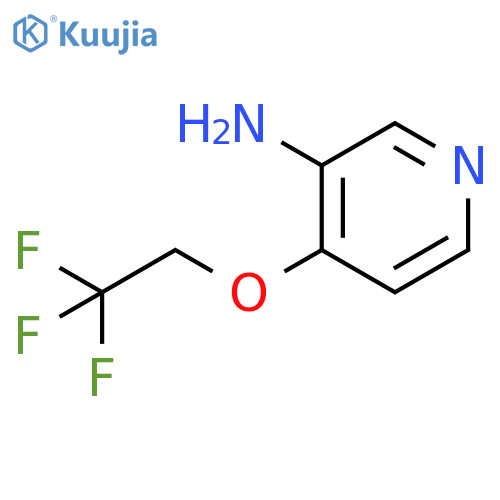 4-(2,2,2-trifluoroethoxy)pyridin-3-amine structure