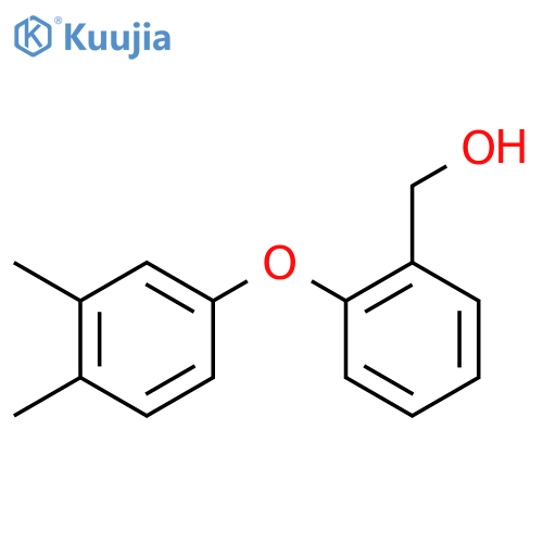 [2-(3,4-Dimethylphenoxy)phenyl]methanol structure