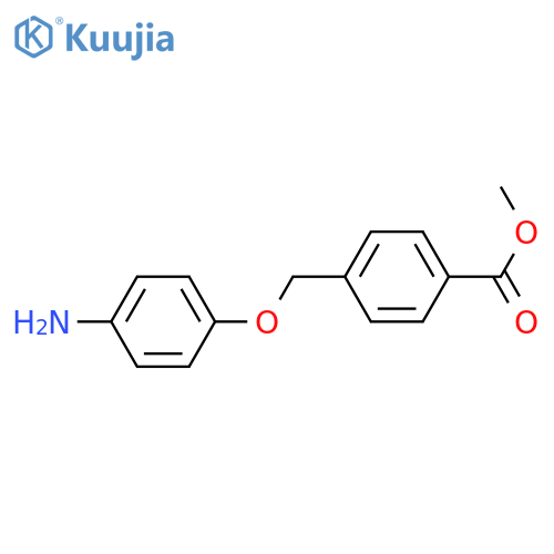 methyl 4-(4-aminophenoxy)methylbenzoate structure