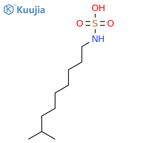 N-(8-Methylnonyl)sulfamic acid structure