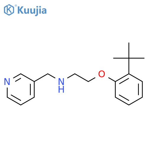 N-{2-[2-(Tert-butyl)phenoxy]ethyl}-N-(3-pyridinylmethyl)amine structure