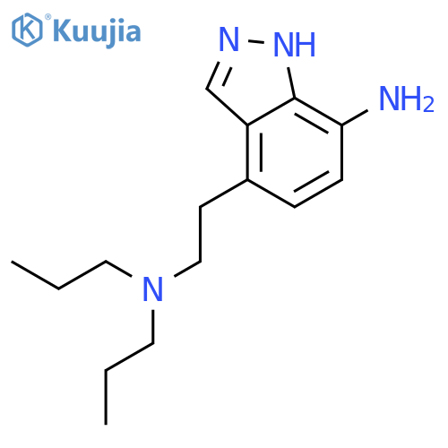 1H-Indazole-4-ethanamine, 7-amino-N,N-dipropyl- structure