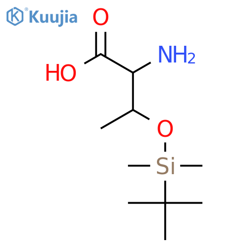 (2S,3R)-2-amino-3-(tert-butyldimethylsilyl)oxybutanoic acid structure
