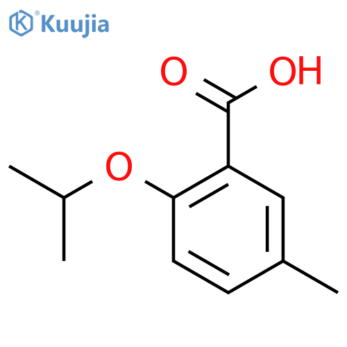 5-Methyl-2-isopropoxybenzoic acid structure