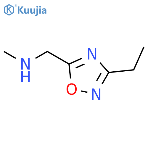 (3-Ethyl-1,2,4-oxadiazol-5-yl)methylmethylamine Hydrochloride structure