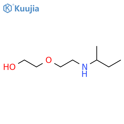 2-{2-(butan-2-yl)aminoethoxy}ethan-1-ol structure