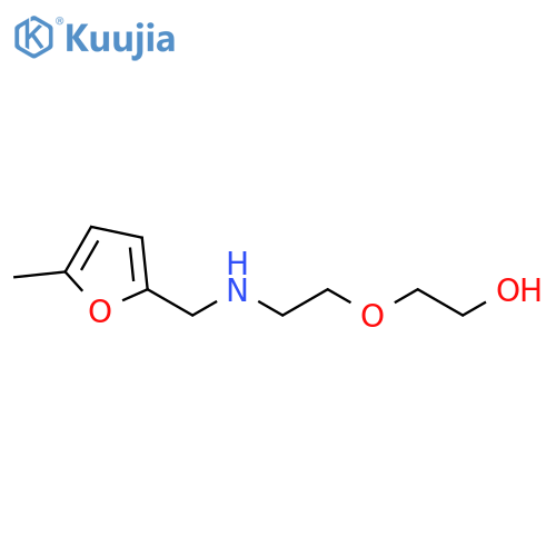 2-(2-{(5-methylfuran-2-yl)methylamino}ethoxy)ethan-1-ol structure