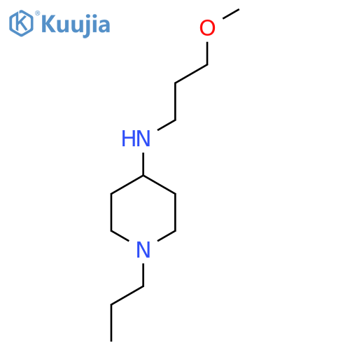 N-(3-Methoxypropyl)-1-propylpiperidin-4-amine structure