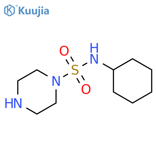 N-cyclohexylpiperazine-1-sulfonamide structure