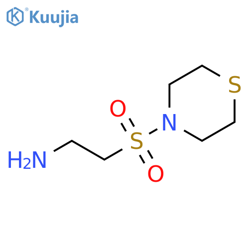 2-(thiomorpholine-4-sulfonyl)ethan-1-amine structure