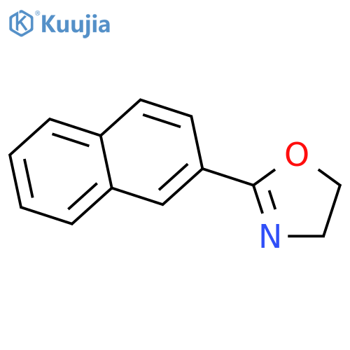 4,5-Dihydro-2-(2-naphthalenyl)oxazole structure