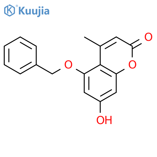 2H-1-Benzopyran-2-one,7-hydroxy-4-methyl-5-(phenylmethoxy)- structure