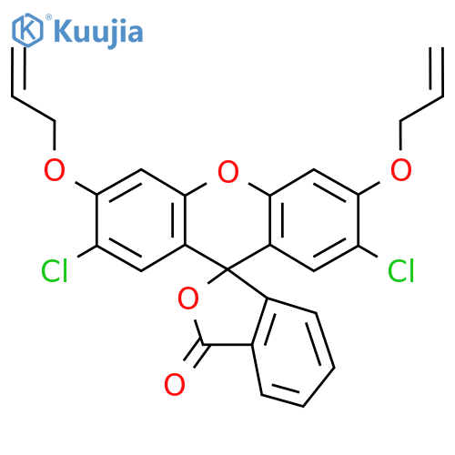 2',7'-Dichloro-3',6'-bis(2-propen-1-yloxy)-spiro[isobenzofuran-1(3H),9'-[9H]xanthen]-3-one structure
