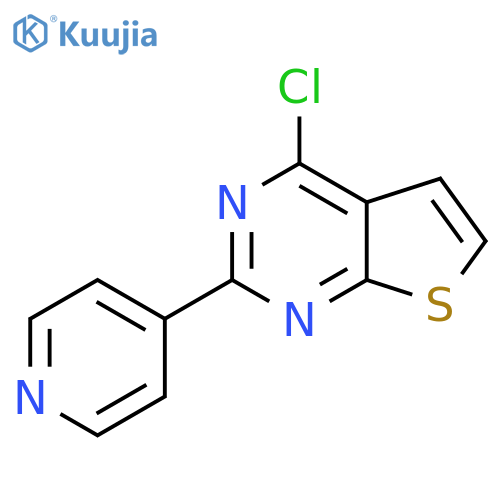 4-Chloro-2-pyridin-4-ylthieno[2,3-d]pyrimidine structure