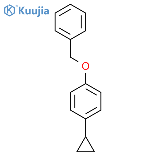 1-(Benzyloxy)-4-cyclopropylbenzene structure