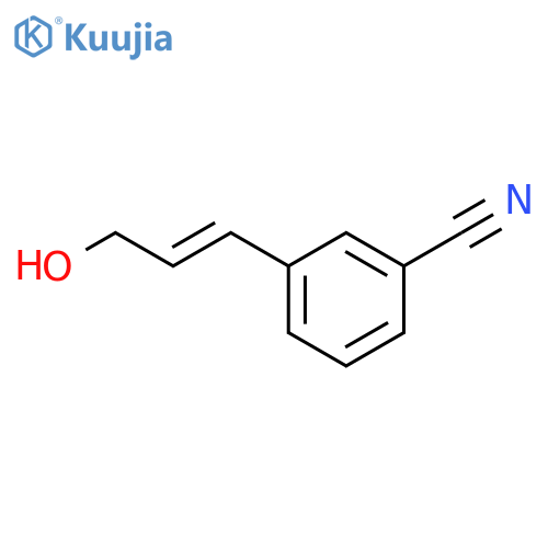 3-(3-hydroxyprop-1-enyl)benzonitrile structure