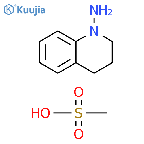 1,2,3,4-tetrahydroquinolin-1-amine, methanesulfonic acid structure
