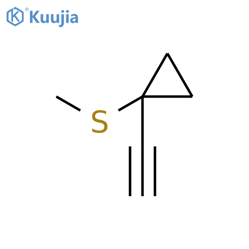 1-ethynyl-1-(methylsulfanyl)cyclopropane structure