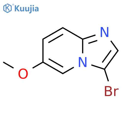 3-Bromo-6-methoxyimidazo[1,2-a]pyridine structure