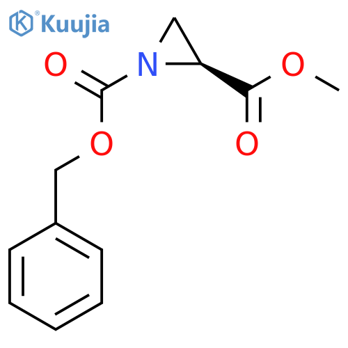 (S)-N-(Benzyloxy)carbonylaziridine-2-carboxylic Acid Methyl Ester structure