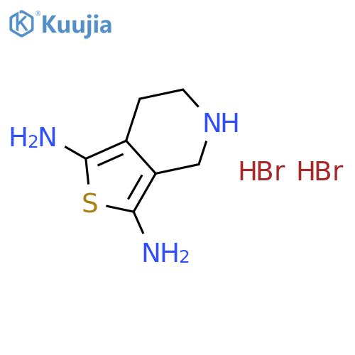 4,5,6,7-Tetrahydrobenzothiazole-2,6-diamine Dihydrobromide structure