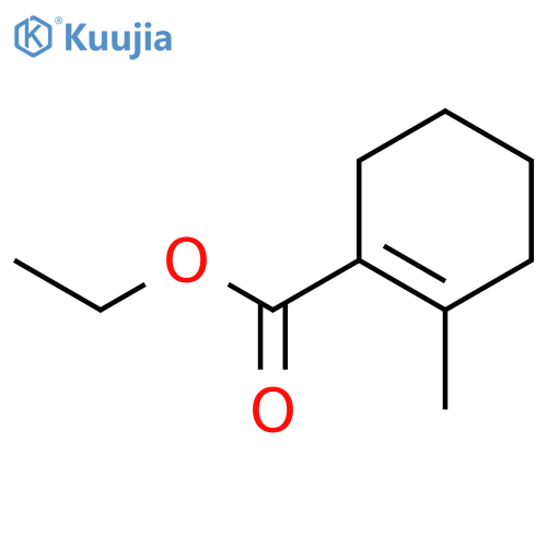 Ethyl 2-methyl-1-cyclohex-1-ene carboxylate structure